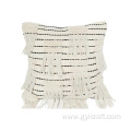 decorative pillows with tassel fringe